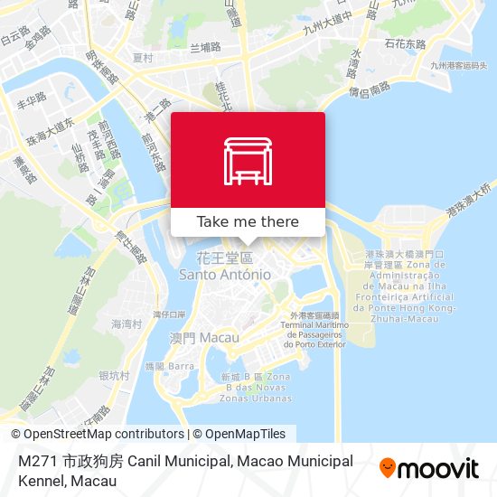 M271 市政狗房 Canil Municipal, Macao Municipal Kennel map