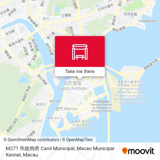M271 市政狗房 Canil Municipal, Macao Municipal Kennel地圖