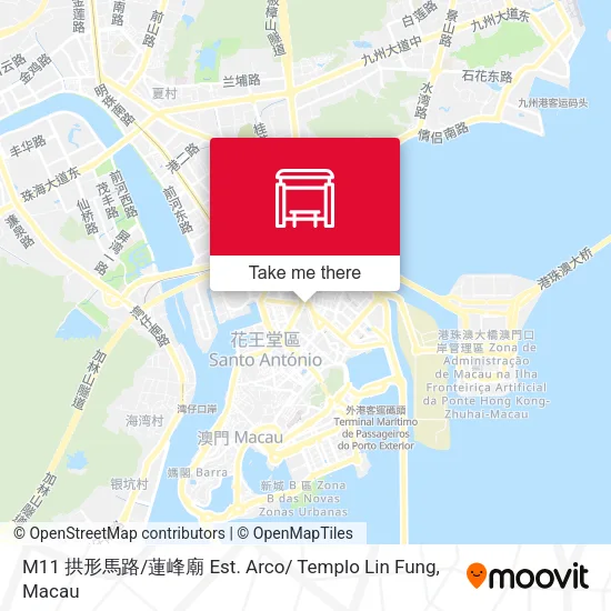 M11 拱形馬路 / 蓮峰廟 Est. Arco/ Templo Lin Fung地圖