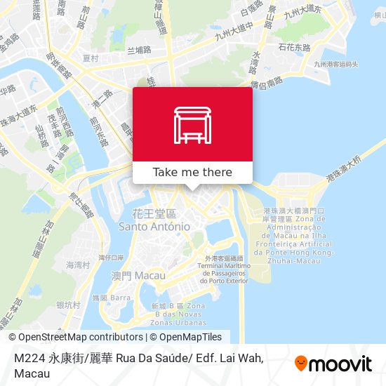 M224 永康街 / 麗華 Rua Da Saúde/ Edf. Lai Wah map