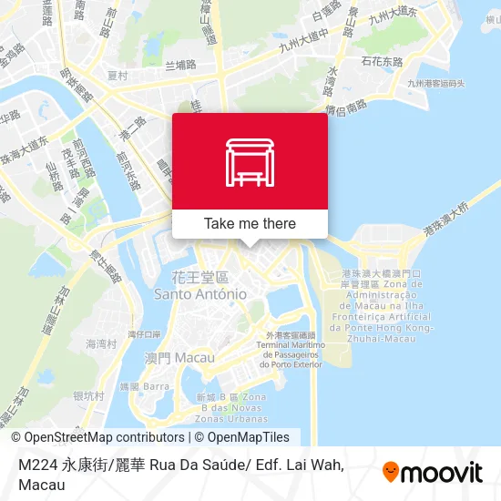 M224 永康街 / 麗華 Rua Da Saúde/ Edf. Lai Wah地圖