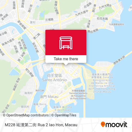 M228 祐漢第二街 Rua 2 Iao Hon地圖