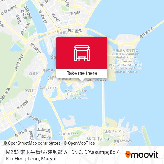 M253 宋玉生廣場 / 建興龍 Al. Dr. C. D’Assumpção / Kin Heng Long map