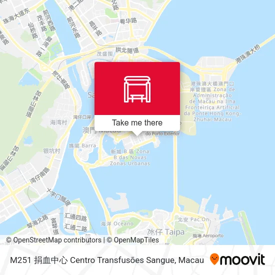 M251 捐血中心 Centro Transfusões Sangue map