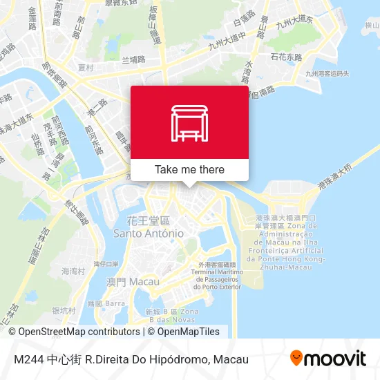 M244 中心街 R.Direita Do Hipódromo地圖