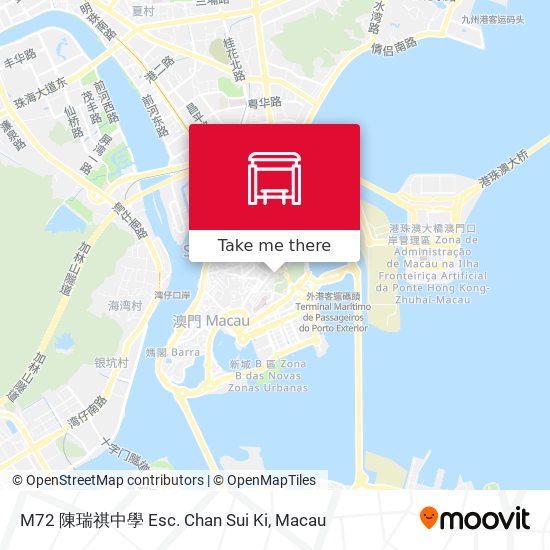 M72 陳瑞祺中學 Esc. Chan Sui Ki map