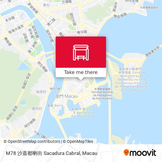 M78 沙嘉都喇街 Sacadura Cabral map