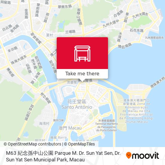 M63 紀念孫中山公園 Parque M. Dr. Sun Yat Sen, Dr. Sun Yat Sen Municipal Park map