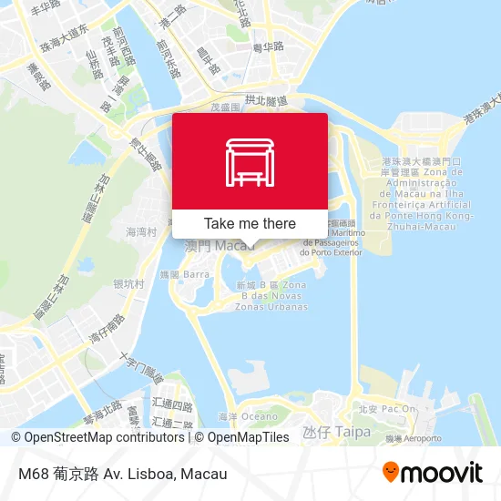 M68 葡京路 Av. Lisboa map