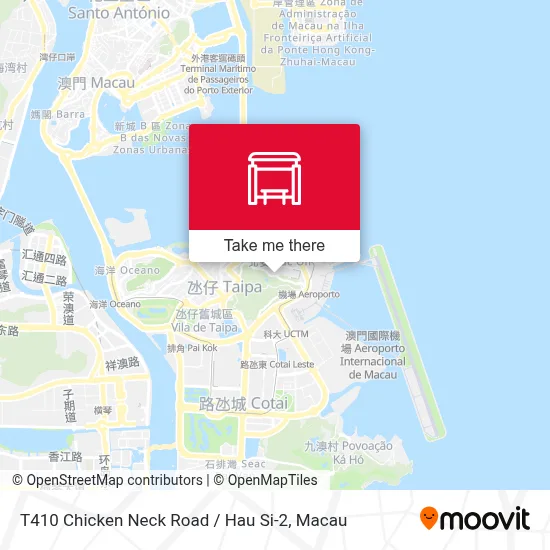 T410 Chicken Neck Road / Hau Si-2 map