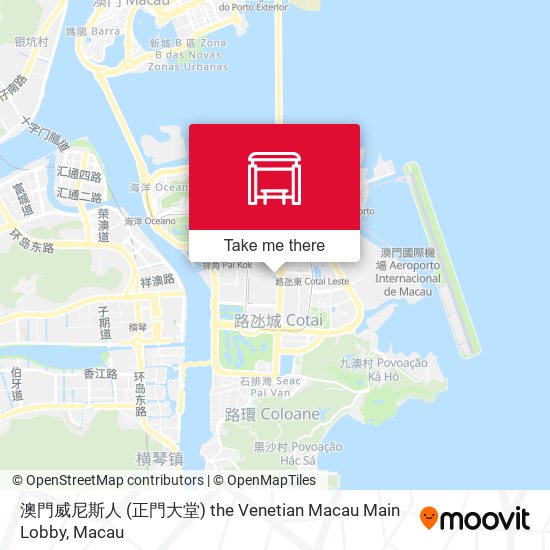 澳門威尼斯人 (正門大堂) the Venetian Macau Main Lobby map