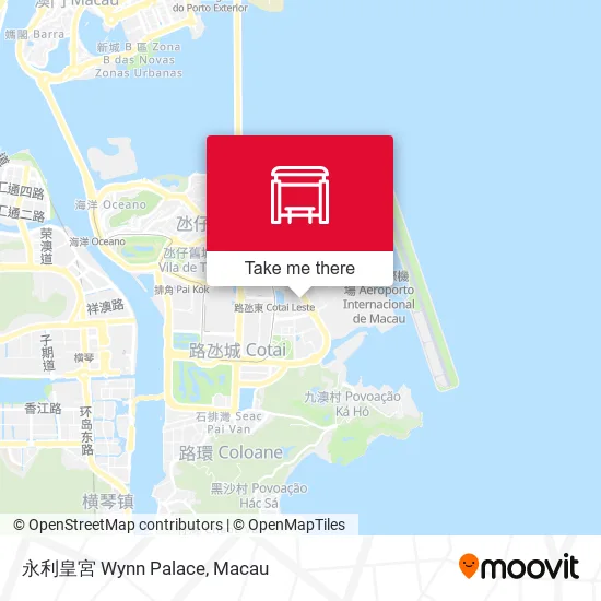 永利皇宮 Wynn Palace地圖