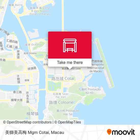 美獅美高梅 Mgm Cotai map