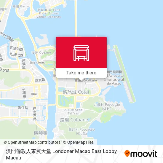 澳門倫敦人東翼大堂 Londoner Macao East Lobby地圖