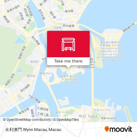 永利澳門 Wynn Macau map