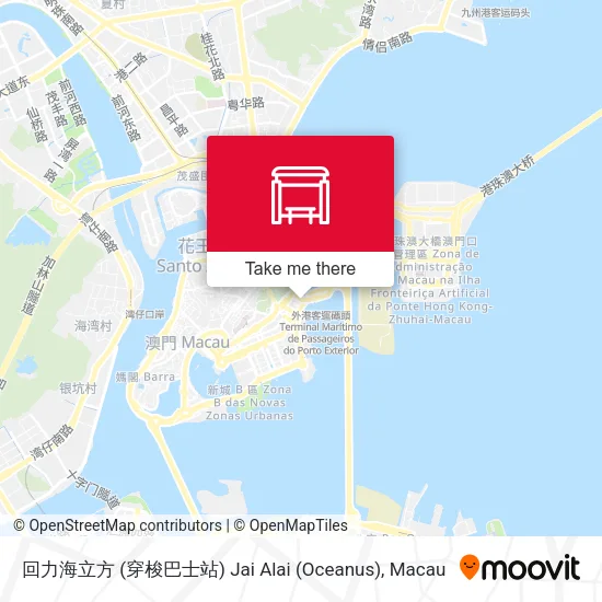 回力海立方 (穿梭巴士站) Jai Alai (Oceanus)地圖