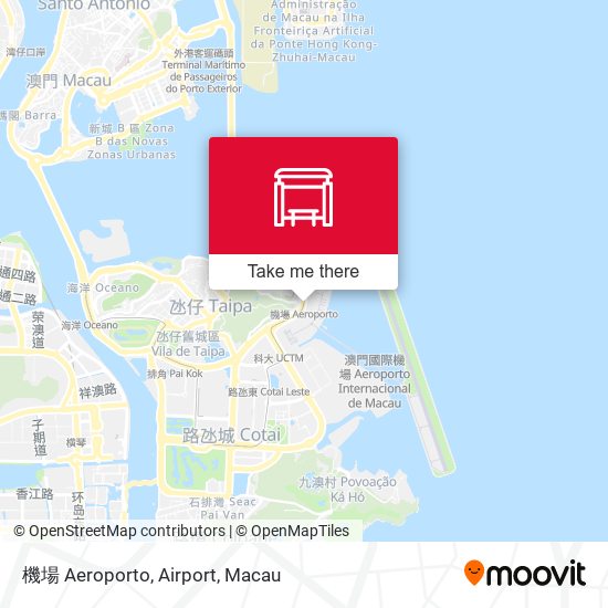 機場 Aeroporto, Airport map