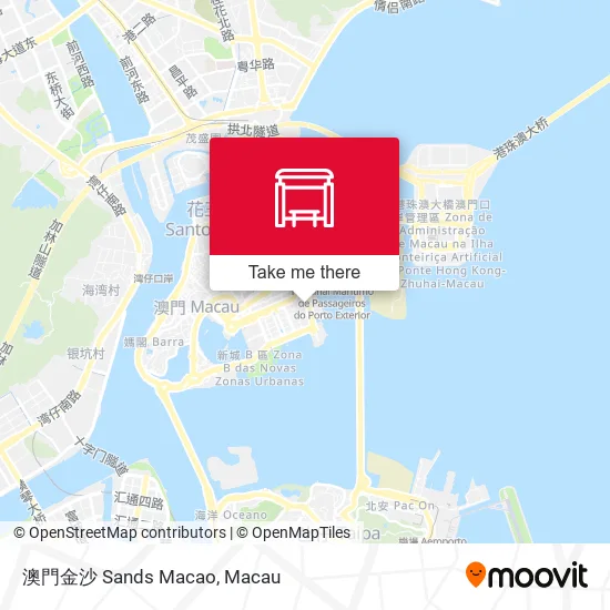 澳門金沙 Sands Macao地圖