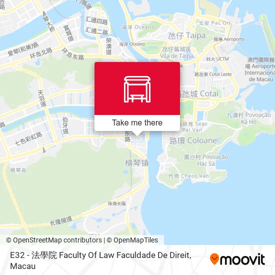 E32 - 法學院 Faculty Of Law  Faculdade De Direit地圖