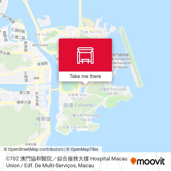 C702 澳門協和醫院／綜合服務大樓 Hospital Macau Union / Edf. De Multi-Serviços map