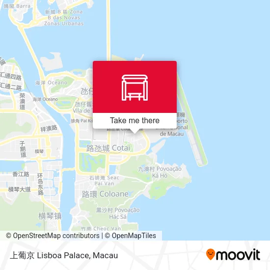 上葡京 Lisboa Palace map