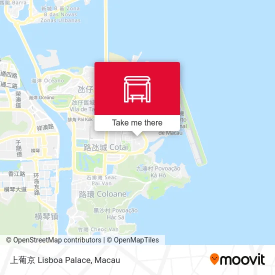 上葡京 Lisboa Palace map