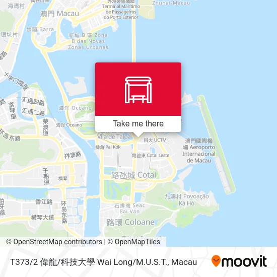 T373 / 2 偉龍 / 科技大學 Wai Long / M.U.S.T.地圖