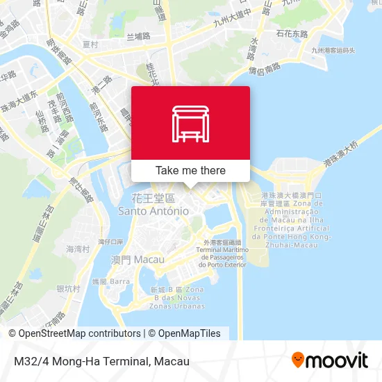M32/4 望廈總站 Mong-Há／Terminal地圖