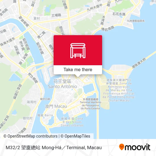 M32/2 望廈總站 Mong-Há／Terminal地圖