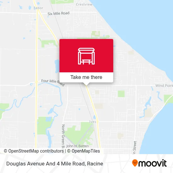 Douglas Avenue And 4 Mile Road map