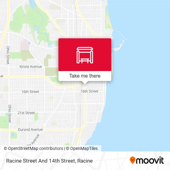 Mapa de Racine Street And 14th Street