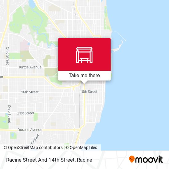 Mapa de Racine Street And 14th Street