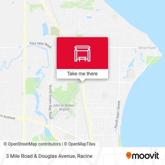 3 Mile Road & Douglas Avenue map