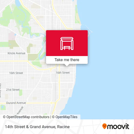 14th Street & Grand Avenue map