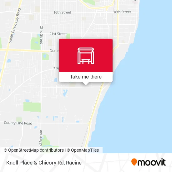 Mapa de Knoll Place & Chicory Rd