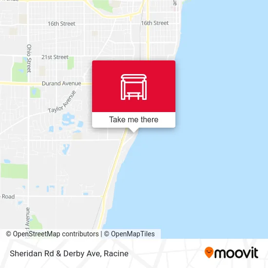 Sheridan Rd & Derby Ave map