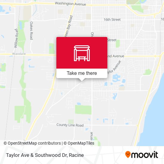 Taylor Ave & Southwood Dr map