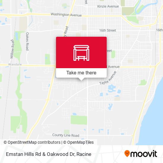 Emstan Hills Rd & Oakwood Dr map