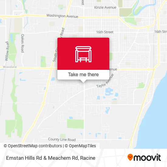 Mapa de Emstan Hills Rd & Meachem Rd