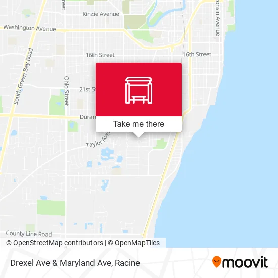 Mapa de Drexel Ave & Maryland Ave