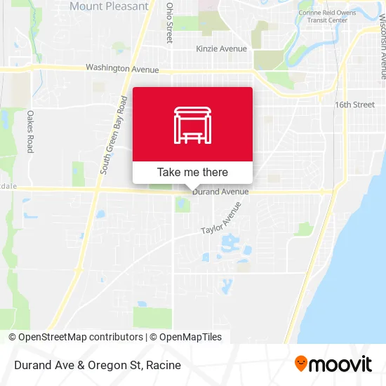 Mapa de Durand Ave & Oregon St