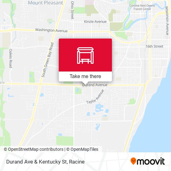 Mapa de Durand Ave & Kentucky St