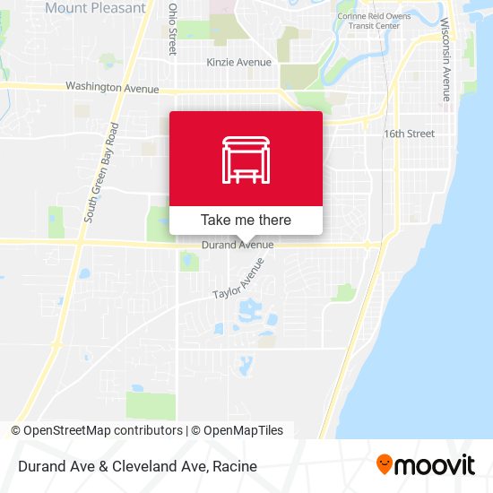 Durand Ave & Cleveland Ave map