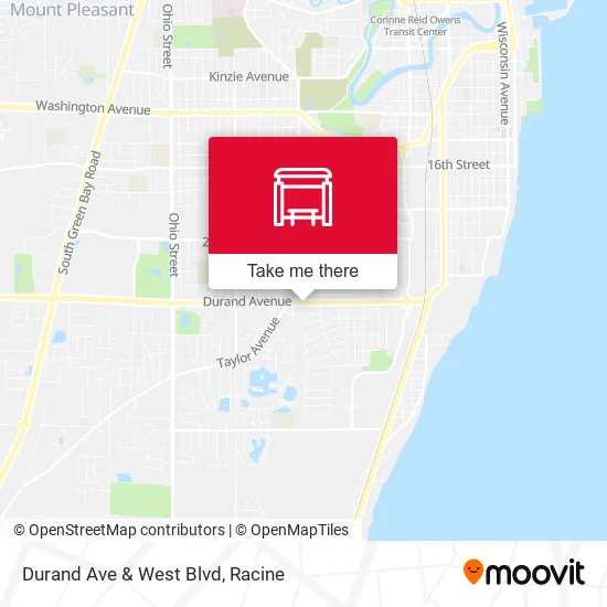 Mapa de Durand Ave & West Blvd
