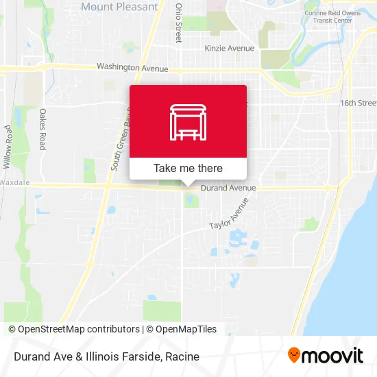 Mapa de Durand Ave & Illinois Farside