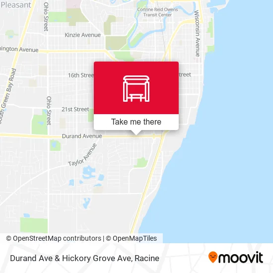Mapa de Durand Ave & Hickory Grove Ave