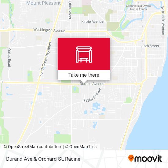 Mapa de Durand Ave & Orchard St
