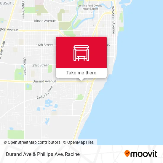 Mapa de Durand Ave & Phillips Ave