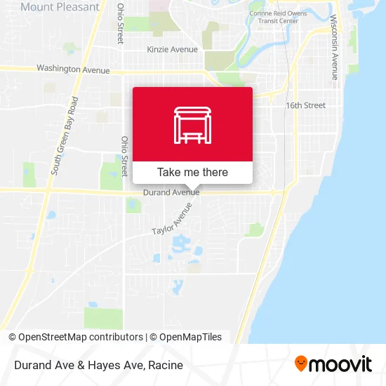 Mapa de Durand Ave & Hayes Ave