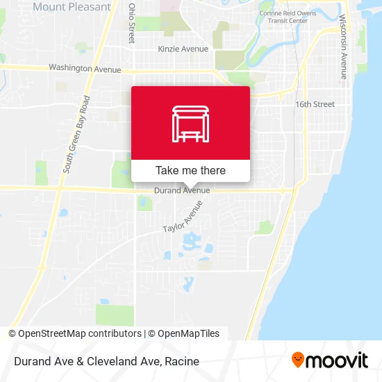Mapa de Durand Ave & Cleveland Ave